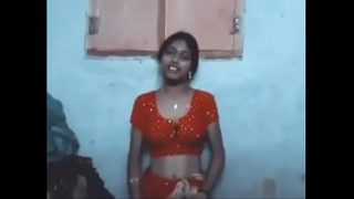 Telugu Village wife in saree enjoying with husband sex Video